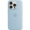 Pouzdro a kryt na mobilní telefon Apple Apple iPhone 15 Pro Silicone Case s MagSafe - světle modrý MWNM3ZM/A