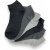 Pesail pánské kotníkové ponožky černé barvy 6x párů MIX barvy 03 Černá