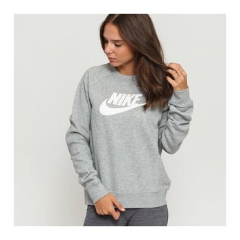 Nike W NSW essential Crew Fleece HBR melange šedá