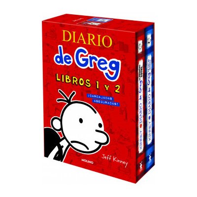 ESTUCHE DIARIO DE GREG 1 Y 2 UN PRINGAO TO