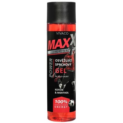Maxx Sportiva Power červený sprchový gel 250 ml