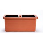 Plastia Samozavlažovací truhlík Berberis Duo 78x39x35 cm terakota – Zboží Dáma Plastia Samozavlažovací truhlík Berberis Duo 78x39x35 cm terakota – Zboží Dáma