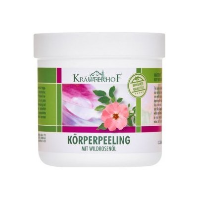 Kräuterhof tělový peeling s olejem divoké růže 400 g