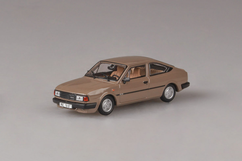 Abrex škoda Rapid 136 1987 Hnědá Kamenná 1:43