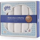 Kikko pleny z biobavlny XKKO Organic 70 x 70 Staré časy bílé 5 ks