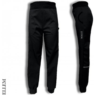 ELLEM Outdoor EBENA LADY dámské softshellové kalhoty černé