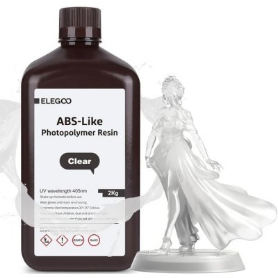 ELEGOO ABS-like Resin 2KG Translucent 50.103.0174 – Zboží Živě