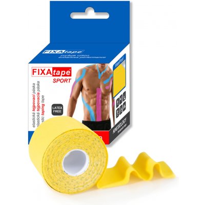 FIXAtape Sport Standard tejp. páska 5 cm x 5 m žlutá