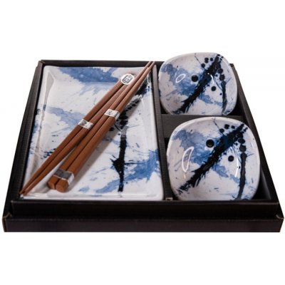 MIJ Sushi set Blue & White 6 ks – Zboží Mobilmania