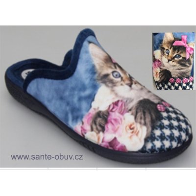 Santé AB/23167 azul domácí obuv papuče – Zboží Mobilmania