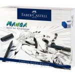 Faber-Castell Pitt Artist Pen Manga 19 ks +12 ks náhradních tuh 6715 12 ks – Zboží Živě