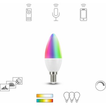 Müller Licht tint white+color LED žárovka E14 6W 404019