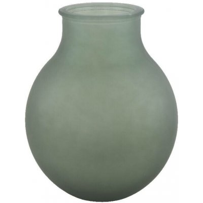 Váza ANCHO, široká, 12L, zelená matná|Vidrios San Miguel|Recycled Glass – Hledejceny.cz