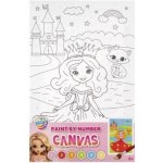 Grafix Malování na plátno barvy a štětec princezna 30x20 cm – Hledejceny.cz