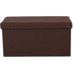 Kondela Skládací taburet ORELIA hnědá – Zboží Dáma