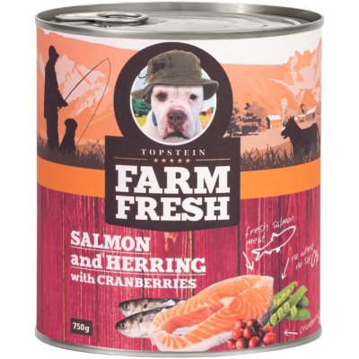 Topstein Farm Fresh Salmon and Herring with Cranberries 0,75 kg – Zboží Mobilmania