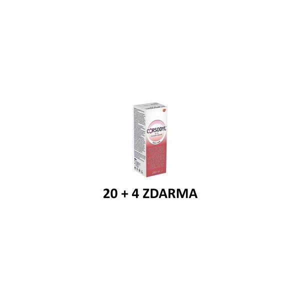 Corsodyl 0,1% ústní voda 24× 200 ml od 1 860 Kč - Heureka.cz