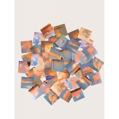 Sada 46 ks samolepek - Východ slunce – Zboží Živě