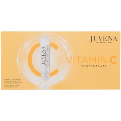 Juvena Vitamin C Concentrate pleťové sérum Vitamin C Concentrate 0,35 g + pleťová esence Miracle Boost Essence 7 x 2,5 ml dárková sada – Zboží Mobilmania