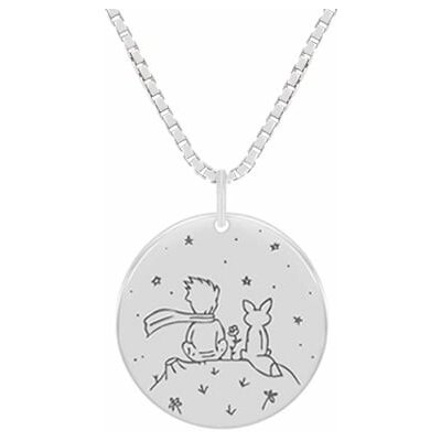 Eppi Stříbrný přívěsek Malý princ s liškou a gravírem P38573 – Zboží Dáma