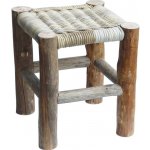 Hitra Ratanová sedačka DOLKEN kubu grey – Zboží Mobilmania