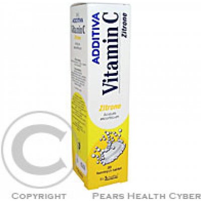 ADDITIVA VITAMIN C ZITRONE POR 1000MG TBL EFF 20 – Hledejceny.cz