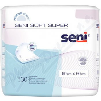 Seni Soft Super Podložky Absorpční 60x60 cm 30 ks