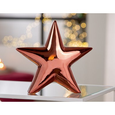Gilde Dekorativní hvězda Rubra, 17 cm – Hledejceny.cz