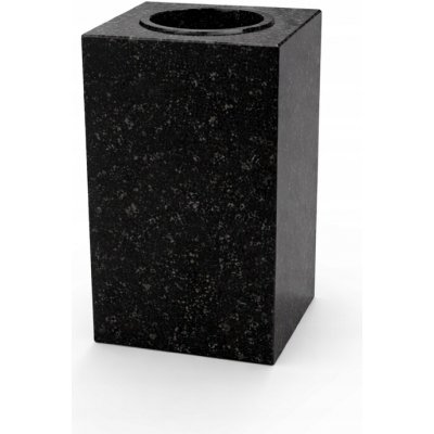 Váza na hřbitov LST žulová černá 28 cm – Hledejceny.cz
