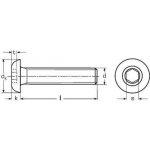 imbus M6x16 ZINEK 10.9 půlkulatá hlava ISO 7380-1 – Sleviste.cz