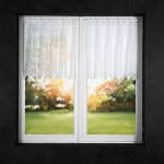 Dekorační metrážová vitrážová záclona MANDA bílá výška 50 cm MyBestHome – Zboží Dáma