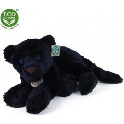 Eco-Friendly Rappa černý panter ležící 40 cm