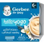 Gerber hello yogo mléčný dezert vanilka 4 x 100 g – Sleviste.cz