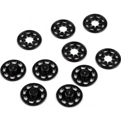 Plastové patentky / stiskací knoflíky Ø25 mm Varianta: 2 černá, Balení: 5 pár – Hledejceny.cz