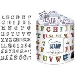 Aladine Razítka Stampo Scrap Abeceda a číslice – Zboží Dáma