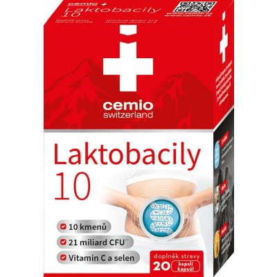 Cemio Laktobacily 9+ 20 kapslí – Hledejceny.cz