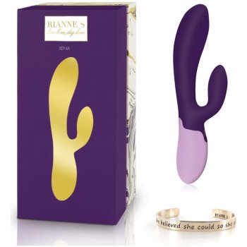 Rianne Essential Xena Rechargeable with wand dark purple
