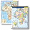 Nástěnné mapy Afrika – sada školních nástěnných map