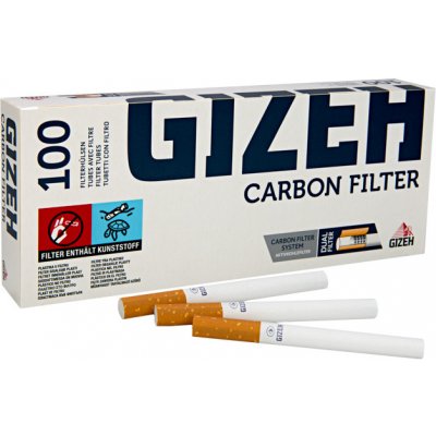 Gizeh dutinky silver tip carbon 500 ks