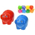 Pokladnička prasátko 17 cm mix barev – Sleviste.cz