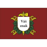 Hasičská vlajka - Vaše grafika - 100x150cm Luxflag - tunel, karabina – Hledejceny.cz
