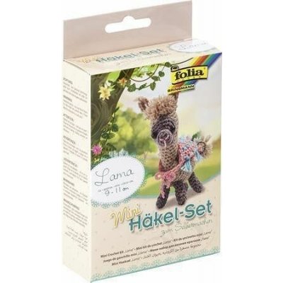 FOLIA Sada na háčkování lama mini 23913 – Hledejceny.cz