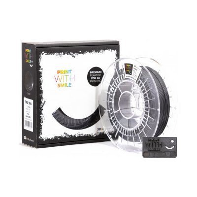 Print With Smile Print WS Flex TPU 96A Dark Grey 1,75 mm, 0,5 kg – Zboží Živě