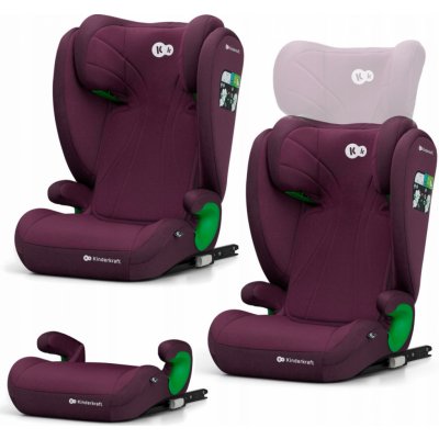 Kinderkraft Junior Fix 2 2023 Cherry Pearl – Sleviste.cz