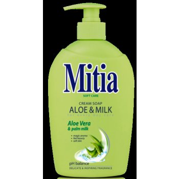 Mitia Aloe & Milk tekuté mýdlo dávkovač 500 ml