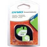 Dymo S0721510, černý tisk/bílý podklad, 4m, 12mm, – Zboží Dáma