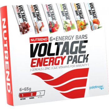 Nutrend Voltage Energy Bar 6 × 65 g
