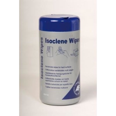 AF Impregnované čistící ubrousky, isopropyl, "Isoclene Wipes" 100 ks – Zboží Dáma