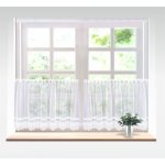 Záclona žakárová Emma vitrážka metráž bílá š.50cm- zbytek 1,9m v celku - 50 cm 607495 – Hledejceny.cz