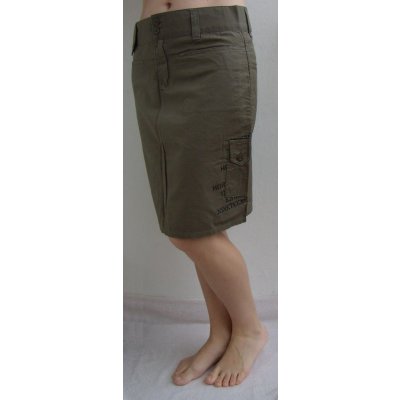 Horsefeathers sukně Resistance Twill olive – Sleviste.cz